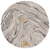 Safavieh Soho 6'-0" x 6'-0" Rug in Grey / Gold