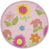 Safavieh Safavieh Kids 6'-0" x 6'-0" Rug in Pink / Pink