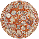 Safavieh Aspen 7'-0" x 7'-0" Rug in Rust / Ivory