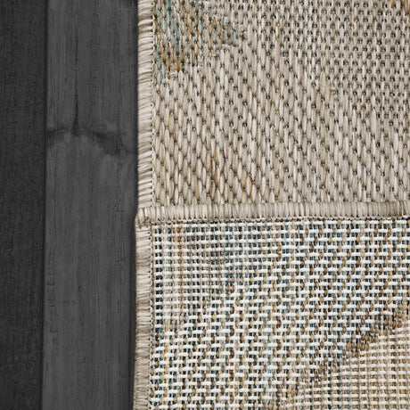 Dynamic Rugs Melissa 4236 Beige/Ivory/Grey Rug - Corner