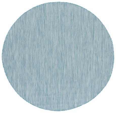 Safavieh Courtyard 10'-0" x 10'-0" Rug in Aqua / Grey
