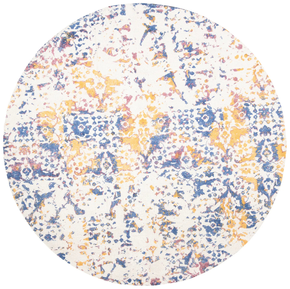 Safavieh Expression 6'-0" x 6'-0" Rug in Ivory / Navy