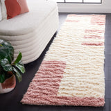 Safavieh Casablanca 2'-3" x 9'-0" Rug in Pink / Ivory