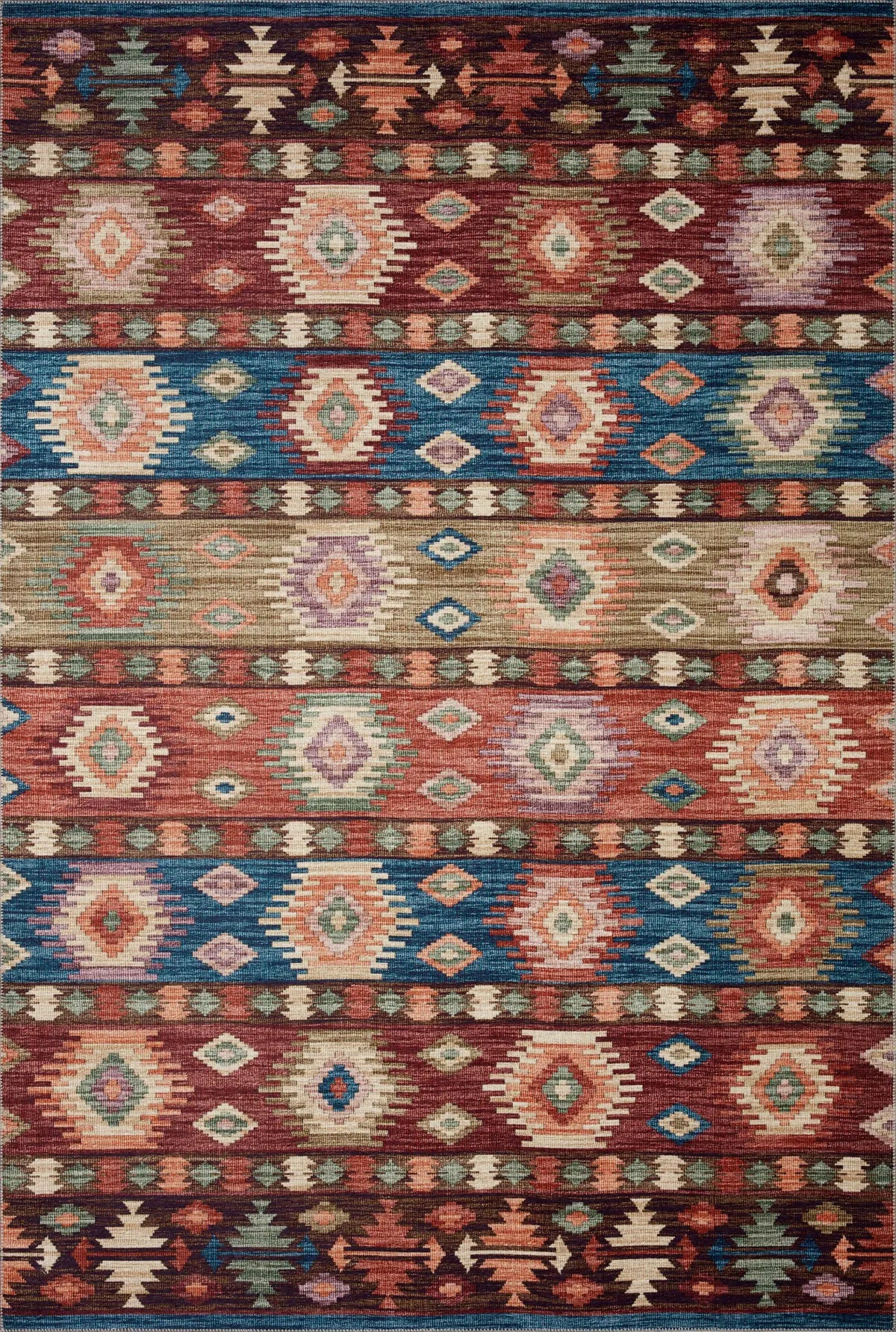 Loloi Zion Zio-06 Fiesta/Multi Rugs - main flat