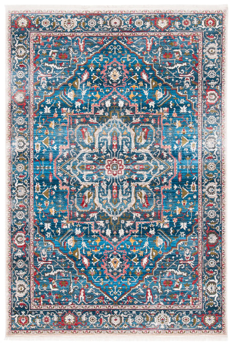 Safavieh Vintage Persian 4'-0" x 6'-0" Rug in Blue / Ivory