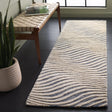 Safavieh Ebony 2'-3" x 8'-0" Rug in Grey / Ivory