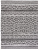 Safavieh Courtyard 10'-0" x 14'-0" Rug in Black / Grey