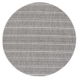 Safavieh Courtyard 5'-3" x 5'-3" Rug in Black / Grey