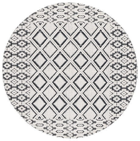 Safavieh Vermont 6'-0" x 6'-0" Rug in Ivory / Black