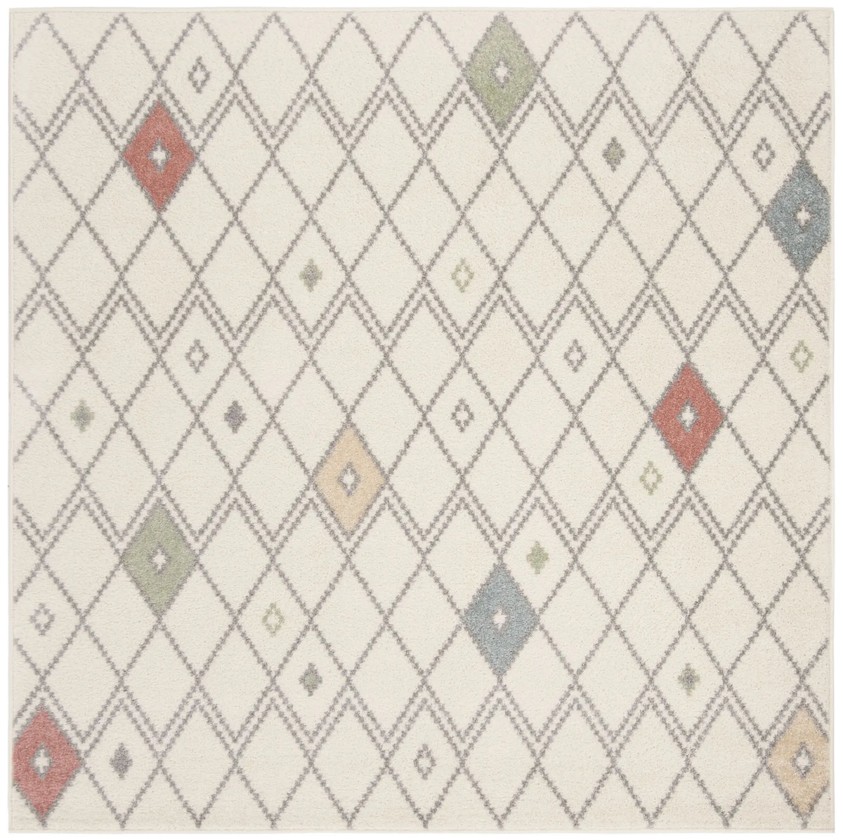 Safavieh Adirondack 6'-0" x 6'-0" Rug in Ivory / Multi