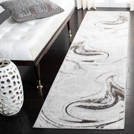 Safavieh Orchard 2'-2" x 9'-0" Rug in Grey / Light Grey