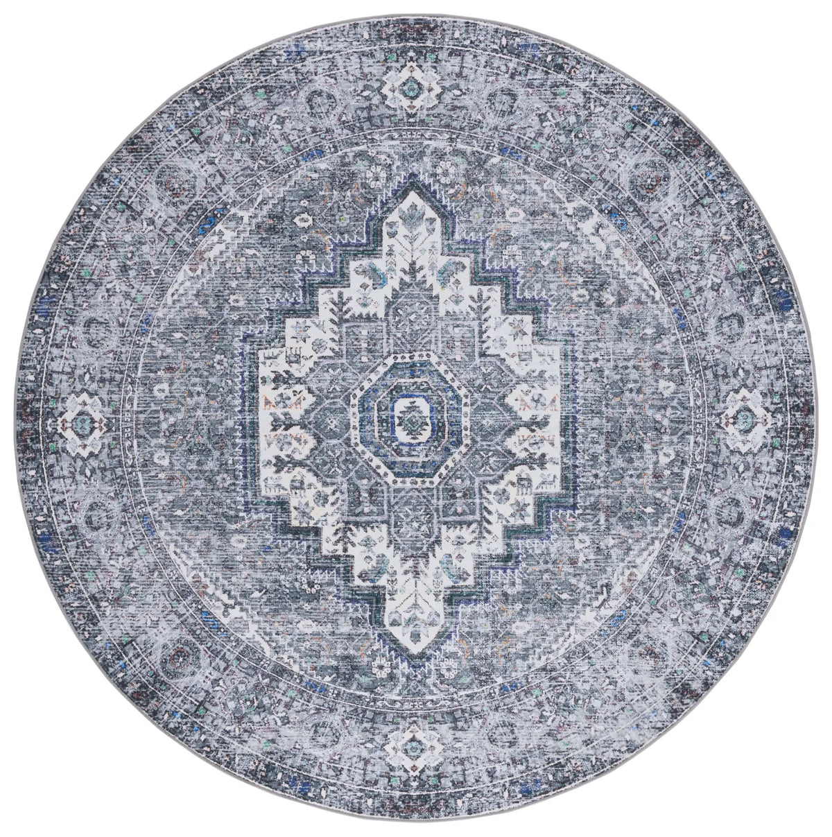 Safavieh Tucson 6'-0" x 6'-0" Rug in Beige / Grey