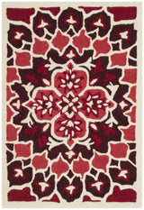 Safavieh Bellagio 2'-0" x 3'-0" Rug in Red / Ivory