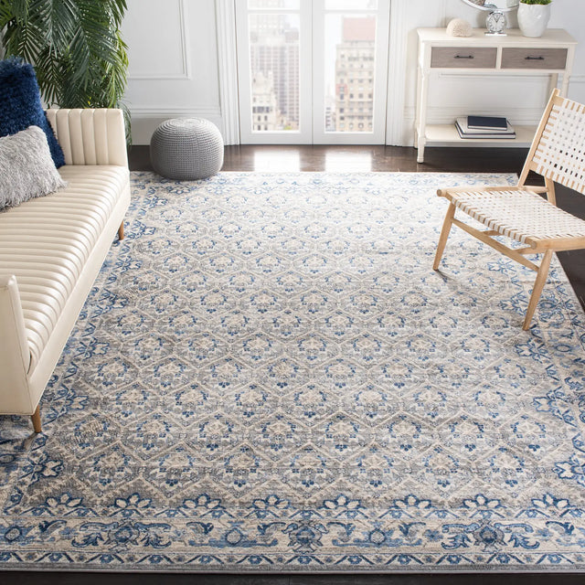 Safavieh Brentwood 10'-0" x 13'-0" Rug in Light Grey / Blue
