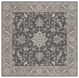 Safavieh Blossom 6'-0" x 6'-0" Rug in Dark Grey / Light Brown