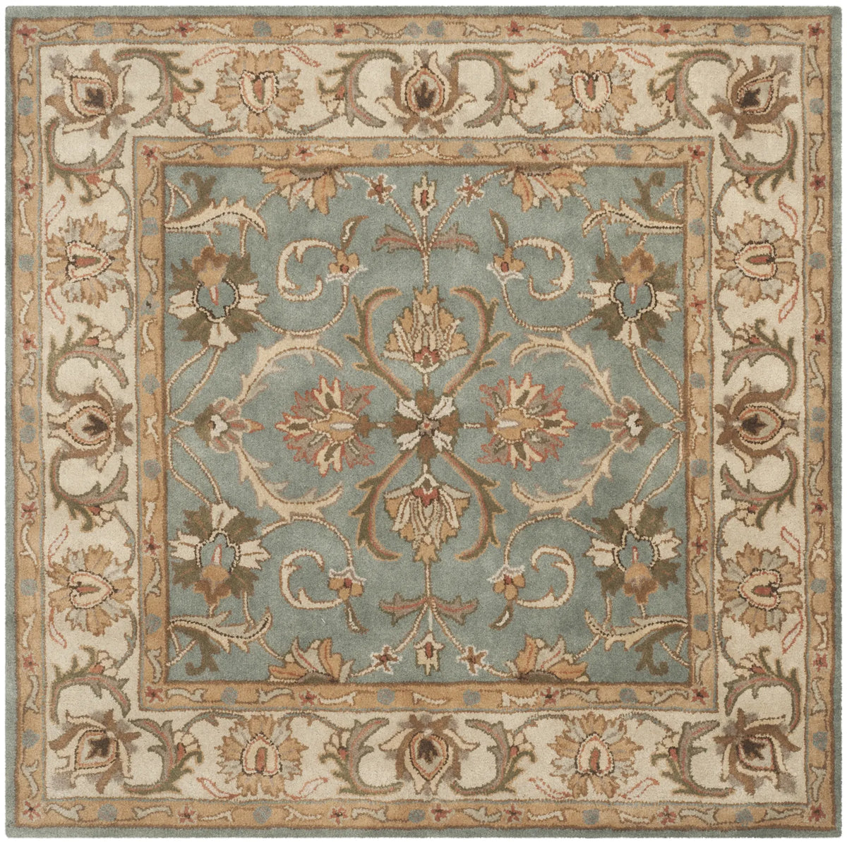 Safavieh Heritage 6'-0" x 6'-0" Rug in Blue / Beige