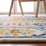 Safavieh Micro-Loop 4'-0" x 6'-0" Rug in Beige / Blue