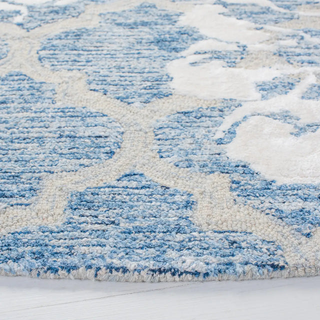 Safavieh Glamour 6'-0" x 6'-0" Rug in Navy / Ivory