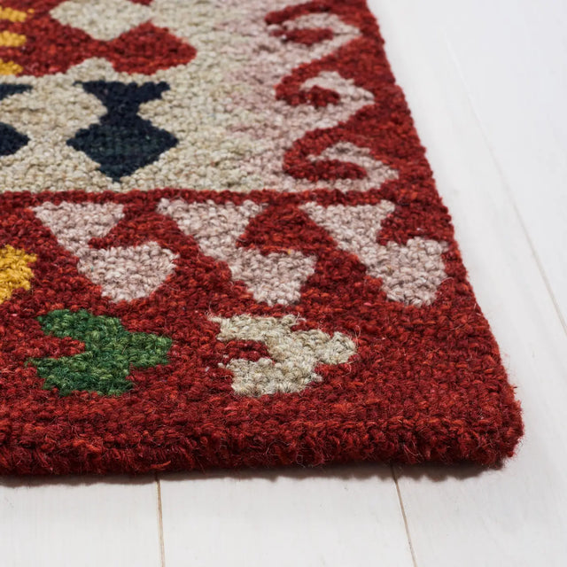 Safavieh Aspen 4'-0" x 6'-0" Rug in Red / Yellow