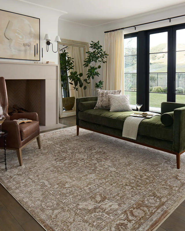 Loloi Tabitha Tai-01 Natural/Clay Rug - room scene 3