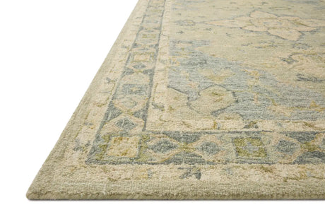 Loloi Julian Ji-07 Seafoam Green / Spa Rugs - rug corner