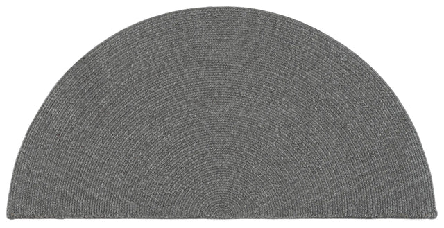 Safavieh Braided 2'-0" x 4'-0" Rug in Dark Grey