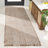 Safavieh Natural Fiber 2'-3" x 8'-0" Rug in Natural / Grey