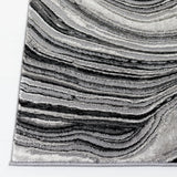 Safavieh Meadow 500 4'-0" x 6'-0" Rug in Black / Grey