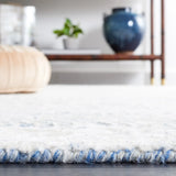 Safavieh Glamour 4'-0" x 6'-0" Rug in Blue / Ivory