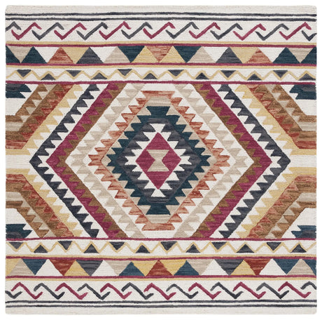 Safavieh Aspen 7'-0" x 7'-0" Rug in Rust / Ivory