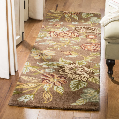 Safavieh Blossom 2'-3" x 11'-0" Rug in Brown / Multi