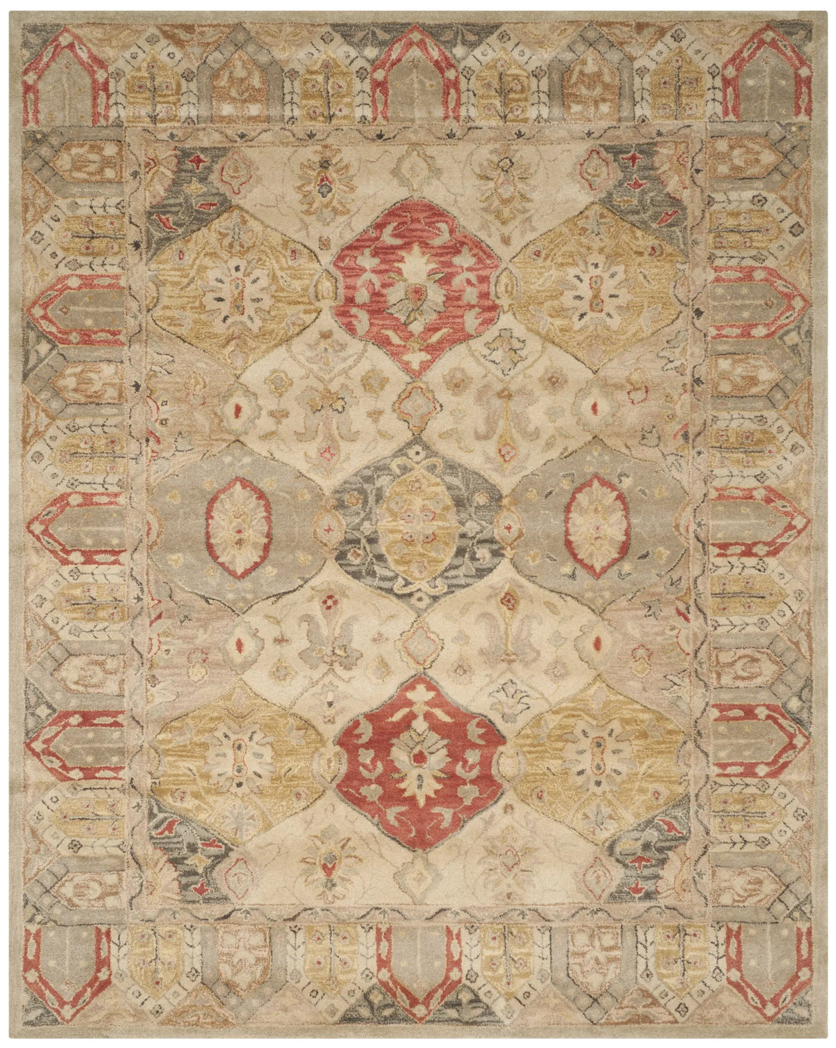 Safavieh Antiquity 9'-6" x 13'-6" Rug in Beige / Multi