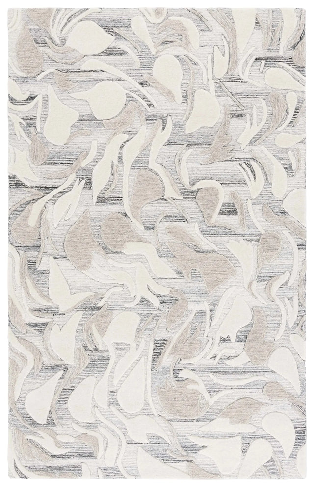 Safavieh Jardin 4'-0" x 6'-0" Rug in Grey / Ivory