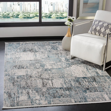 Safavieh Shivan 4'-0" x 6'-0" Rug in Grey / Blue