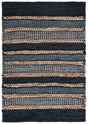 Safavieh Vintage Leather 2'-0" x 3'-0" Rug in Black / Natural