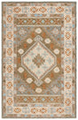 Safavieh Heritage 4'-0" x 6'-0" Rug in Ivory / Light Blue