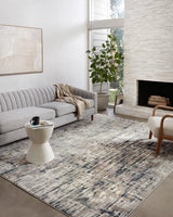 Loloi Spirit Spi-02 Stone/Blue Rugs - room scene 1