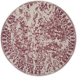 Safavieh Restoration Vintage 6'-0" x 6'-0" Rug in Silver / Purple