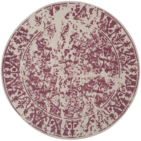 Safavieh Restoration Vintage 6'-0" x 6'-0" Rug in Silver / Purple