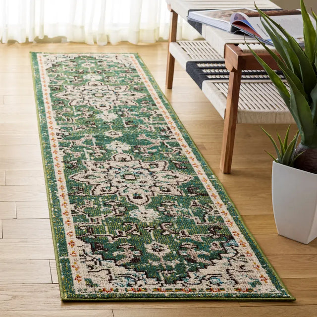 Safavieh Madison 2'-0" x 8'-0" Rug in Sage / Blue