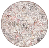 Safavieh Metro 6'-0" x 6'-0" Rug in Ivory / Red