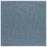 Safavieh Courtyard 7'-10" x 7'-10" Rug in Navy / Grey