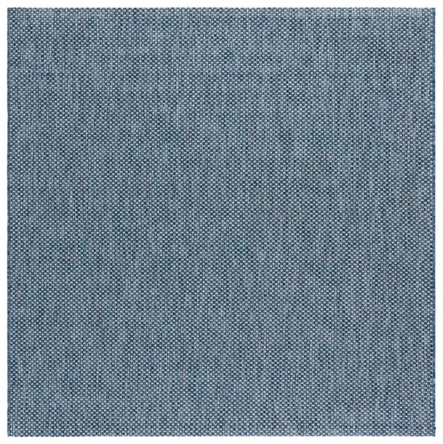 Safavieh Courtyard 7'-10" x 7'-10" Rug in Navy / Grey
