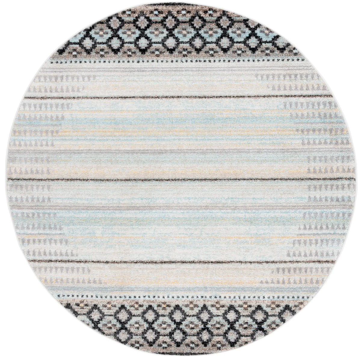Safavieh Adirondack 6'-0" x 6'-0" Rug in Ivory / Blue Grey