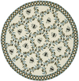 Safavieh Chelsea 5'-6" x 5'-6" Rug in Ivory / Light Blue