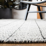 Safavieh Vermont 4'-0" x 6'-0" Rug in Black / Ivory