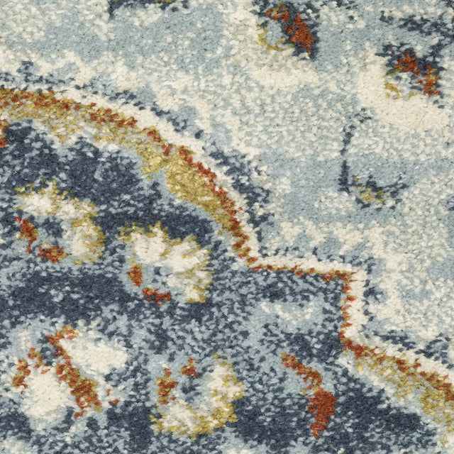 Oriental Weavers Sphinx Branson Br01A Blue/ Multi Rugs - room scene 2