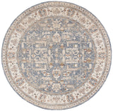 Safavieh Heirloom 700 6'-7" x 6'-7" Rug in Light Blue / Ivory