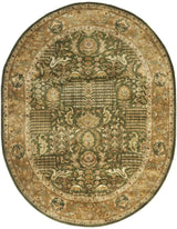 Safavieh Classic 7'-6" x 9'-6" Rug in Light Green / Gold