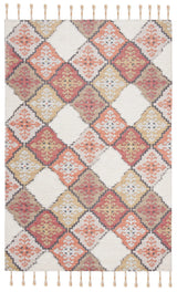 Safavieh Saffron 4'-0" x 6'-0" Rug in Rust / Ivory